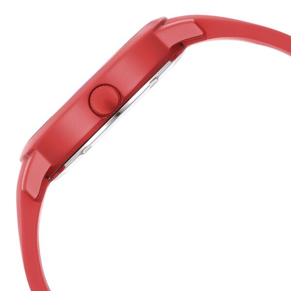 Pop Colours Red Dial Silicone Strap Watch for Girls - image number 4
