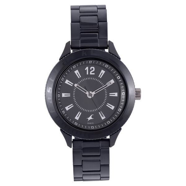 Fastrack Varsity Quartz Analog White Dial Leather Strap Watch for Girls - image number 1