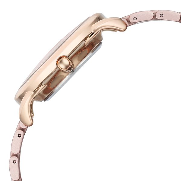 Vyb Charmer By Fastrack Quartz Analog Pink Dial Metal Strap Watch For Girls - image number 4