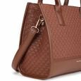Lattice brown satchel - image number 5