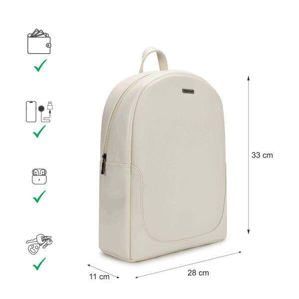 UrbanEdge White Backpack - image number 2