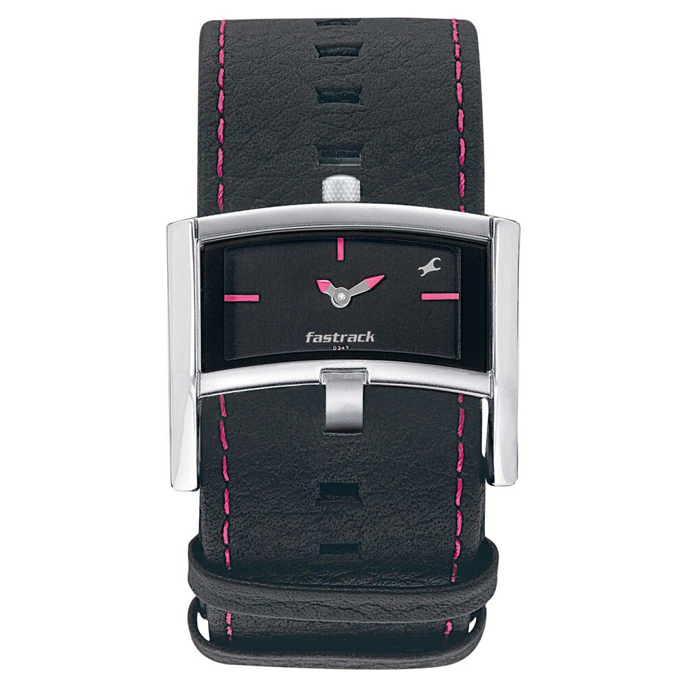 Fastrack watches for girls black new arrivals