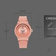 Fastrack Y2K Analog with Clay Pink Dial Silicon Strap Watch for Girls - image number 3