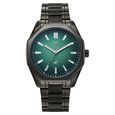 Vyb Quest By Fastrack Quartz Analog Blue Dial Black Metal Strap Watch For Guys