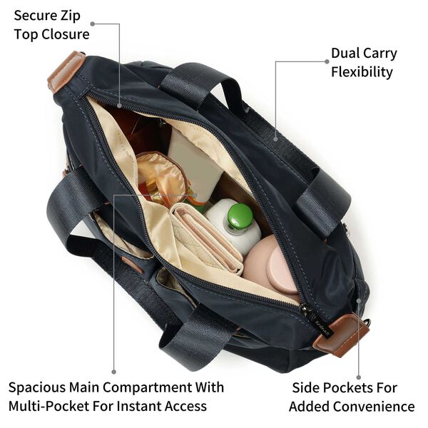 Prussian edge nylon satchel - image number 3