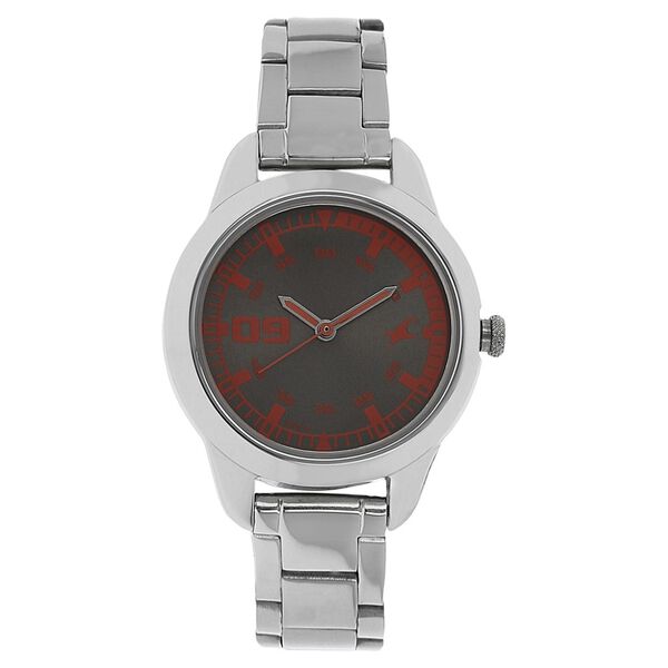 Fastrack Quartz Analog Grey Dial Metal Strap Watch for Girls - image number 0