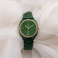 Fastrack Vyb Slayer Quartz Analog Green Dial Metal Strap Watch for Girls - image number 0