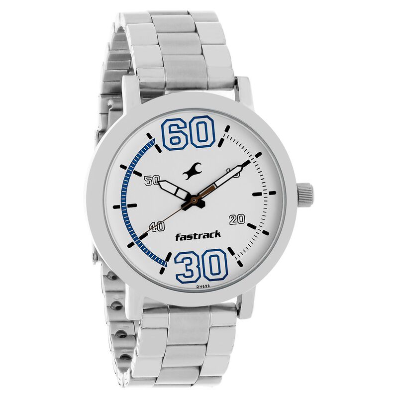 Buy Online Fastrack Fundamentals Quartz Analog White Dial