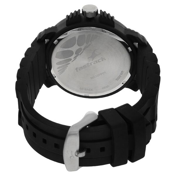 Fastrack Quartz Analog Grey Dial Plastic Strap Watch for Guys - image number 3