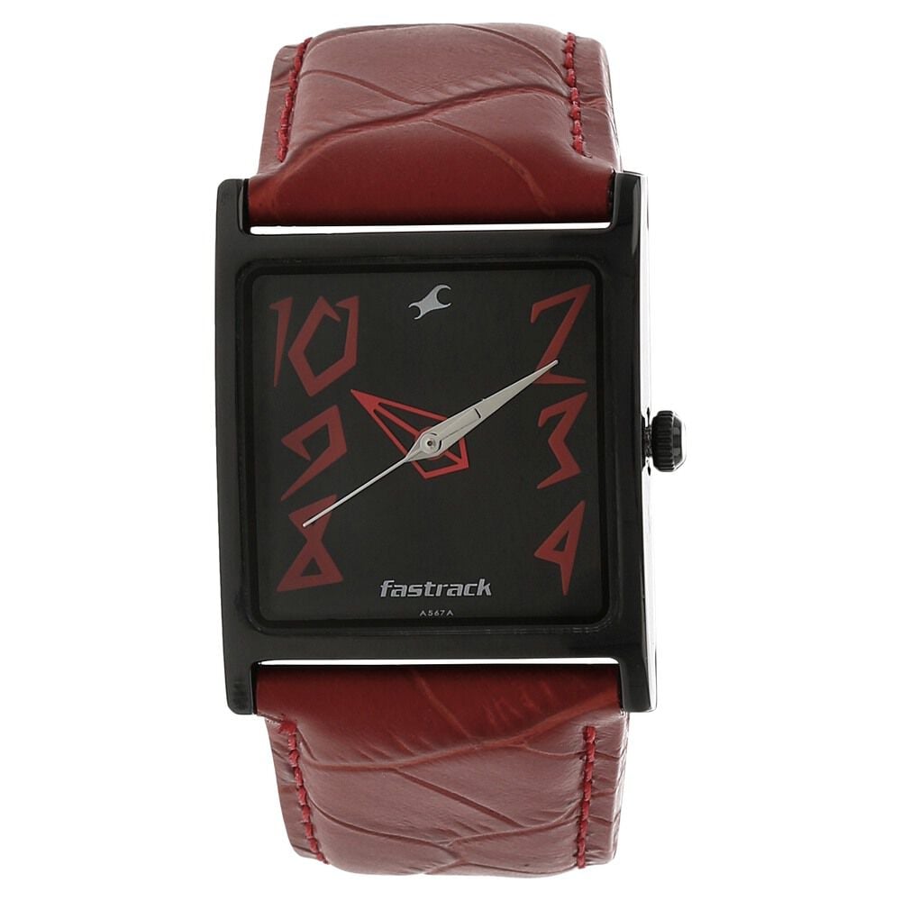 Fastrack leather strap watches for ladies sales