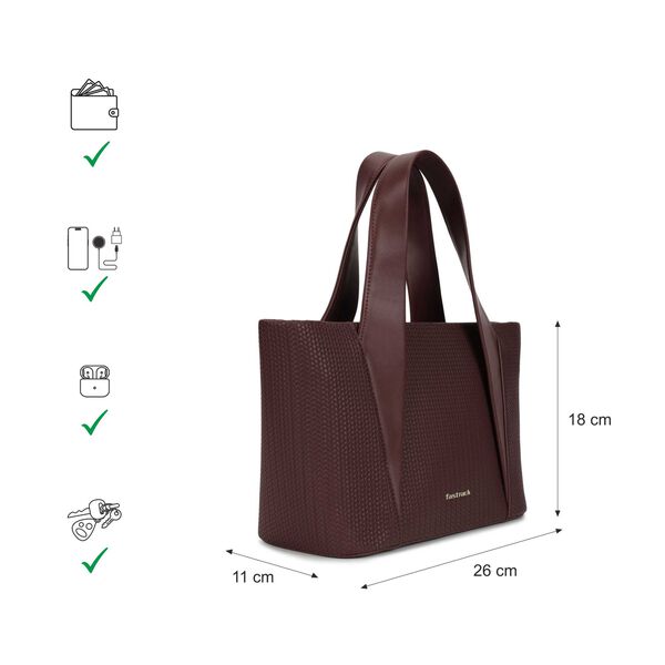 Mocha Plait Satchel - image number 2