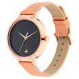 Fastrack Paint Me Quartz Analog Black Dial Leather Strap Watch for Girls - image number 2