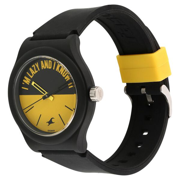 Fastrack Tees Quartz Analog Multicoloured Dial Plastic Strap Unisex Watch - image number 1
