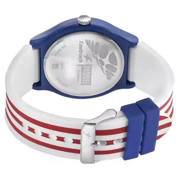 Fastrack Avengers End Game Quartz Analog Multicoloured Dial Silicone Strap Unisex Watch - image number 4