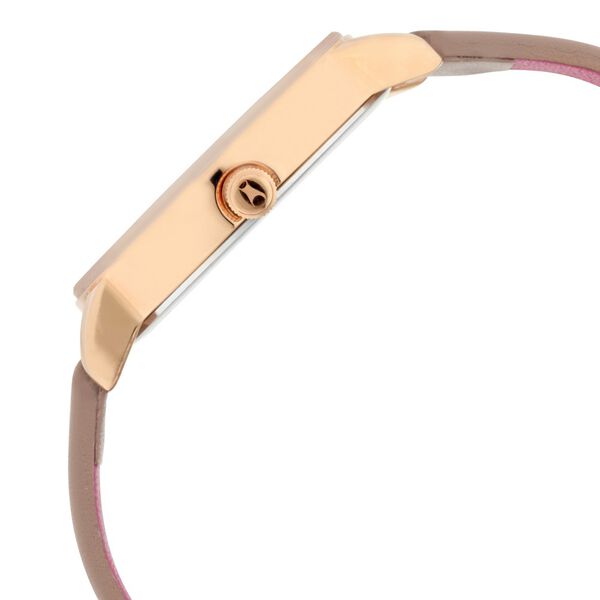 Fastrack Ruffles Quartz Analog with Date Pink Dial Leather Strap Watch for Girls - image number 4
