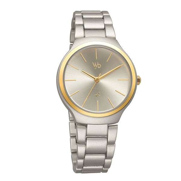 Fastrack Vyb Slayer Quartz Analog Grey Dial Metal Strap Watch for Girls - image number 1