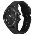 Fastrack Tees Wanderlust Quartz Analog Black Dial Silicone Strap Watch for Unisex - image number 2