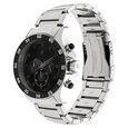 Fastrack Big Time Quartz Chronograph Black Dial Metal Strap Watch for Guys - image number 1