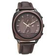 Fastrack Gelato Black chronograph watch with Chocolate dial for Guys - image number 1