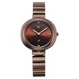 Fastrack Vyb Diva Quartz Analog Brown Dial Metal Strap Watch For Girls - image number 1