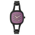Fastrack Quartz Analog Purple Dial Stainless Steel Strap Watch for Girls - image number 0