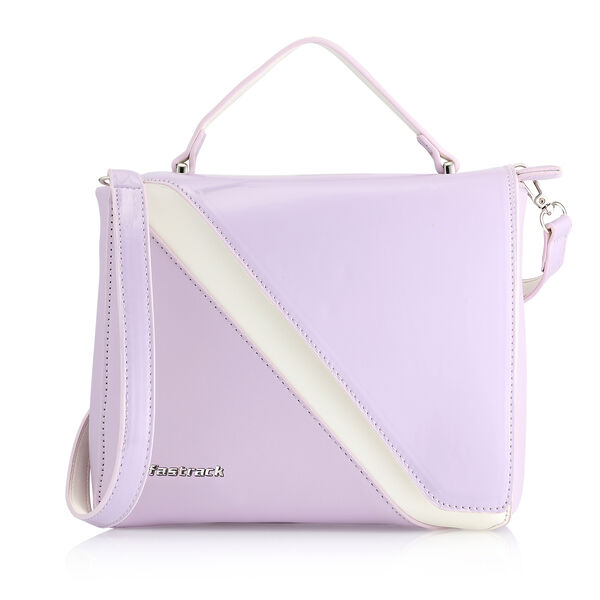 LAVENDER SATCHEL BAG - image number 1