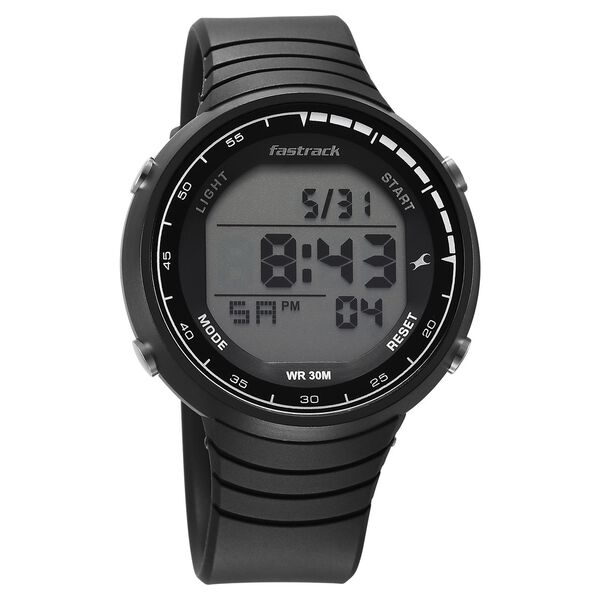 Fastrack StreetStyle Digital Dial Black Polyether Strap Watch For Unisex - image number 1
