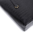 Fastrack Chic Textured Tote Bag for Women | Stylish Bag for Ladies, Women, Girls | Casual Spacious Tote Bag Made of High-Quality Faux Leather (Black) - image number 4