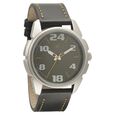 Fastrack Loopholes Quartz Analog Black Dial Leather Strap Watch for Guys
