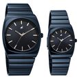 Fastrack Mixmatched Quartz Analog Multicoloured Dial Two Toned Stainless Steel Strap Watch For Couple - image number 1