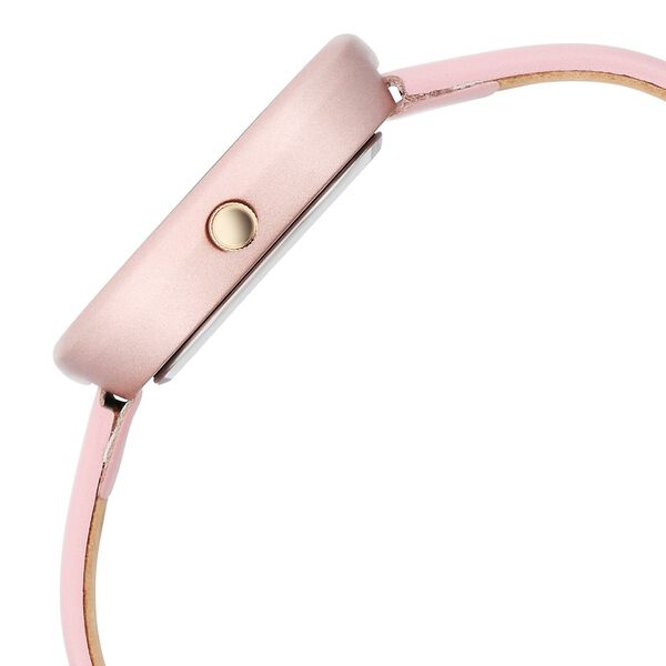 Fastrack Vyb Successor Quartz Analog Pink Dial Leather Strap Watch For Girls - image number 4