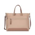 Nylon edit laptop tote -  beige - image number 1