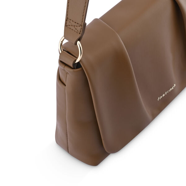 Fastrack Pleated Shoulder Bag with Chain Detailing Sling in Tan - image number 5