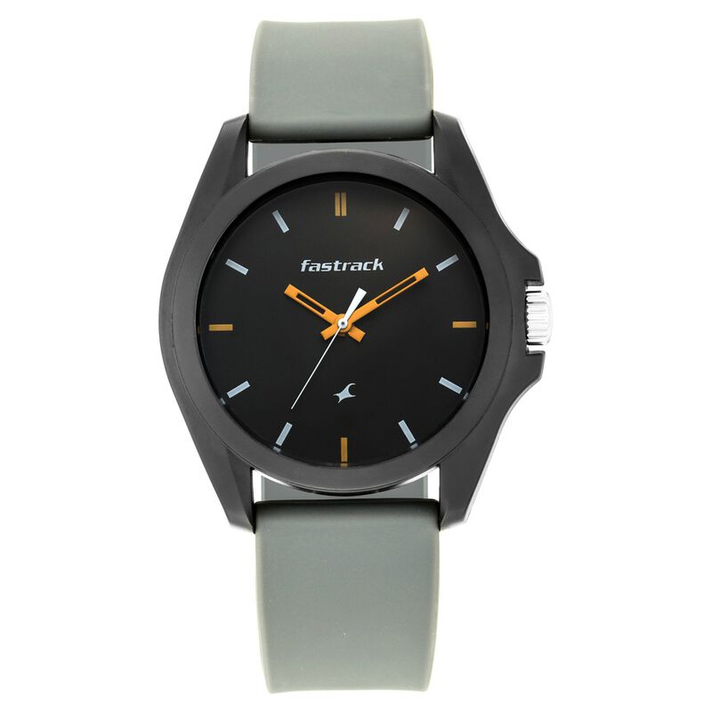 Fastrack Fastfit Quartz Analog Grey Dial Silicone Strap Unisex Watch - image number 1