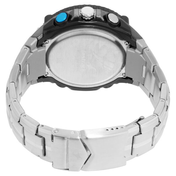 Fastrack Deux Machina Quartz Analog Digital Blue Dial Stainless Steel Strap Watch for Guys - image number 4