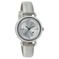 Fastrack Quartz Analog Silver Dial Leather Strap Watch for Girls - image number 0