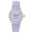 Fastrack Quartz Analog Beige Dial Plastic Strap Watch for Girls