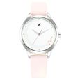 Fastrack Stunners Quartz Analog White Dial Leather Strap Watch for Girls - image number 2