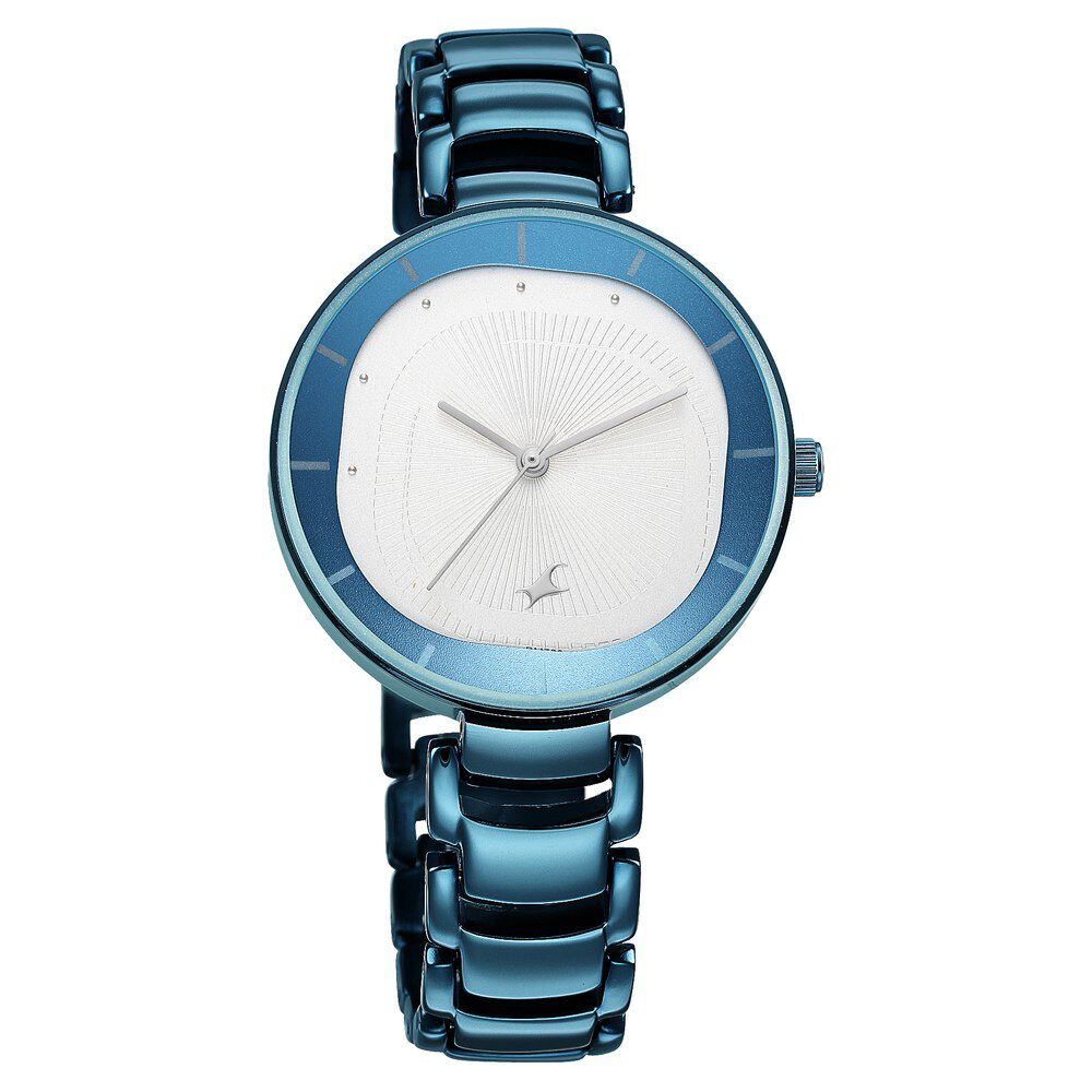 Fastrack watch top silver chain