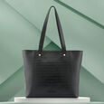 Fastrack Grey Large Tote Bag for Women