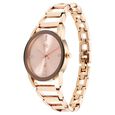 Vyb Striker By Fastrack Quartz Analog Rose Gold Dial Metal Strap Watch For Girls - image number 3