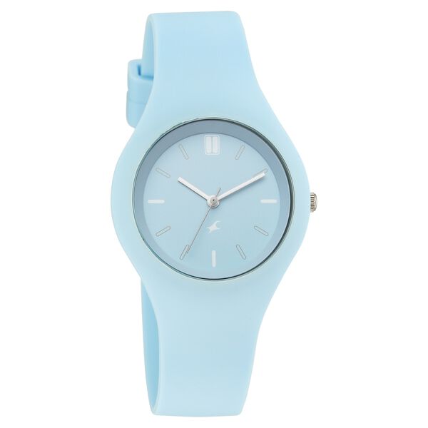 Fastrack Tweens Quartz Analog Blue Dial Blue Silicone Strap Watch - image number 1