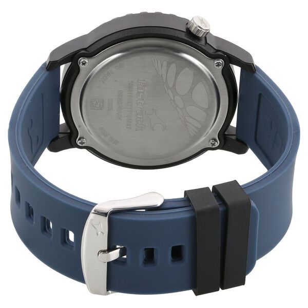 Fastrack Quartz Analog Beige Dial Silicone Strap Watch for Unisex - image number 3