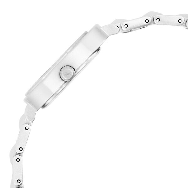 Fastrack Opulence Quartz Analog Silver Dial Metal Strap Watch for Girls - image number 4