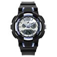 Fastrack Street Line Quartz Digital Analog Digital Silver Dial Black Polyurethane Strap Watch For Girls - image number 2