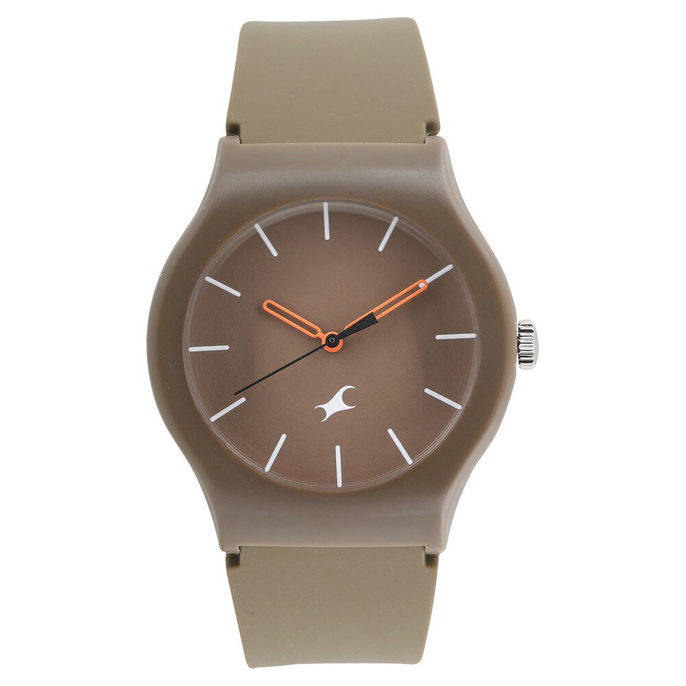 Fastrack silicon hotsell analog gents watch