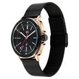 Fastrack Vyb Pioneer Quartz Analog Black Dial Black Metal Strap Watch For Guys - image number 3