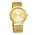Fastrack Vyb Flare Quartz Analog Golden Dial Metal Strap Watch for Girls - image number 1