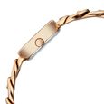 Vyb Starlet By Fastrack Quartz Analog Silver Dial Rose Gold Metal Strap Watch For Girls - image number 4