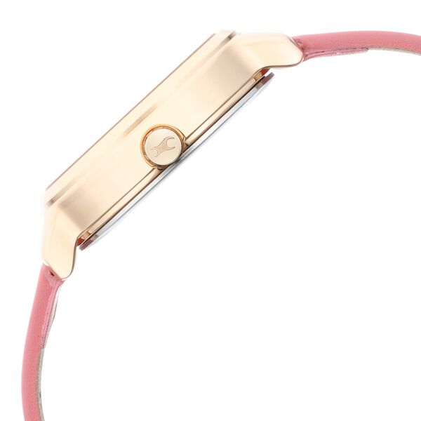Fastrack Uptown Retreat Quartz Analog Multicoloured Dial Leather Strap Watch for Girls - image number 4
